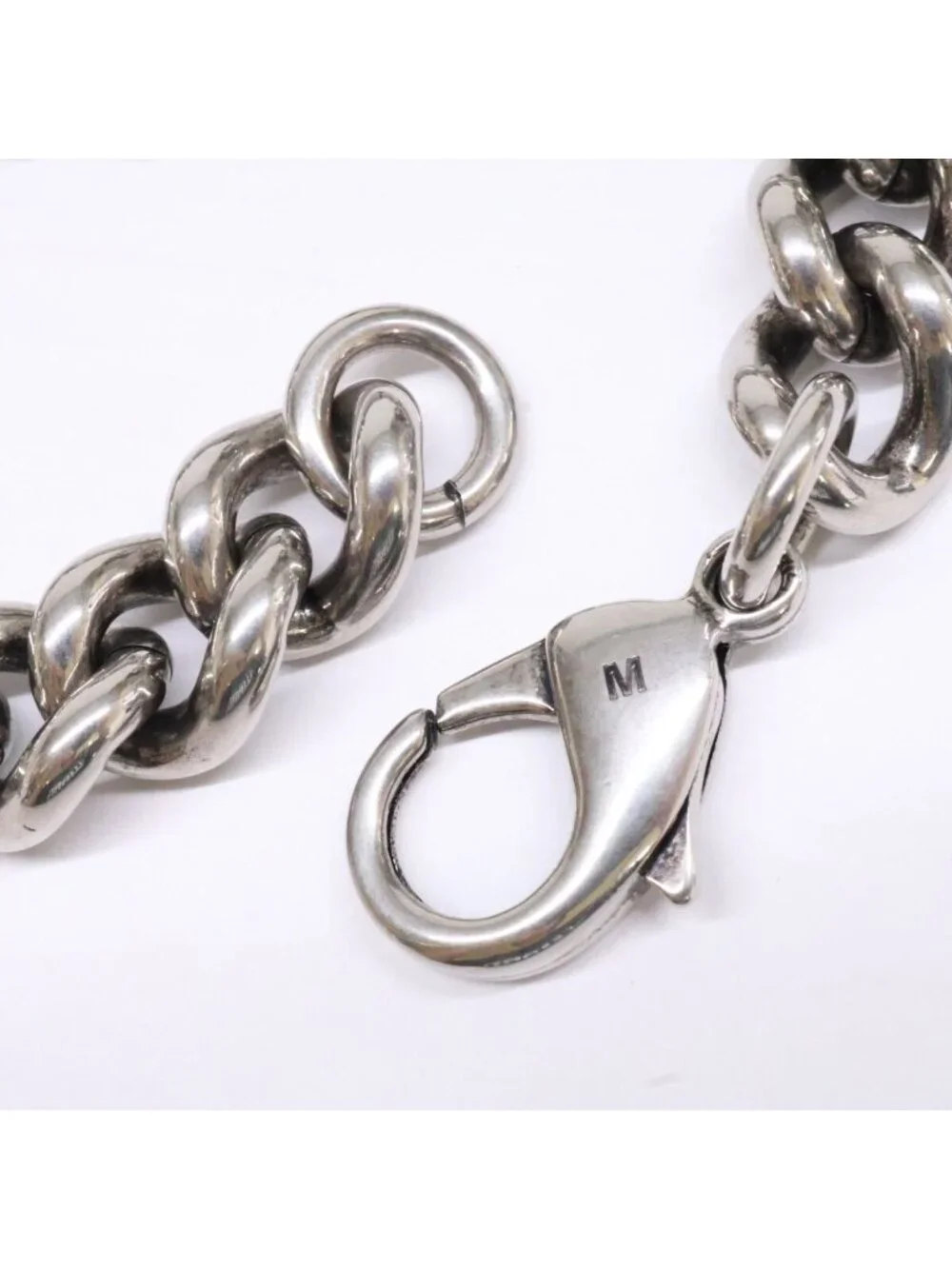 Balenciaga Icon Gourmette BB Link Chain Bracelet